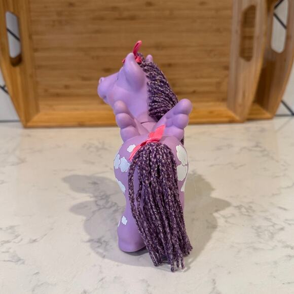 Vintage Cabbage Patch Magic Meadow Pony Crimp 'n Curl Springsong Purple Pegasus - Picture 2 of 7